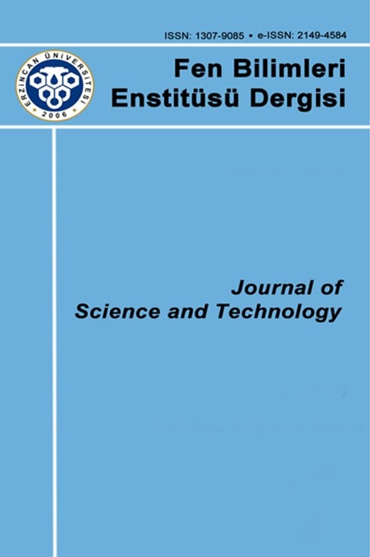 Erzincan Üniversitesi Fen Bilimleri Enstitüsü Dergisi