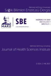Mehmet Akif Ersoy University Journal of Health Sciences Institute
