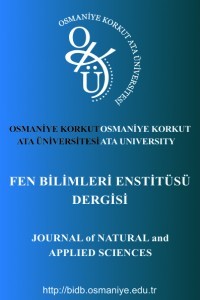 Osmaniye Korkut Ata University Journal of the Institute of Science and Technology